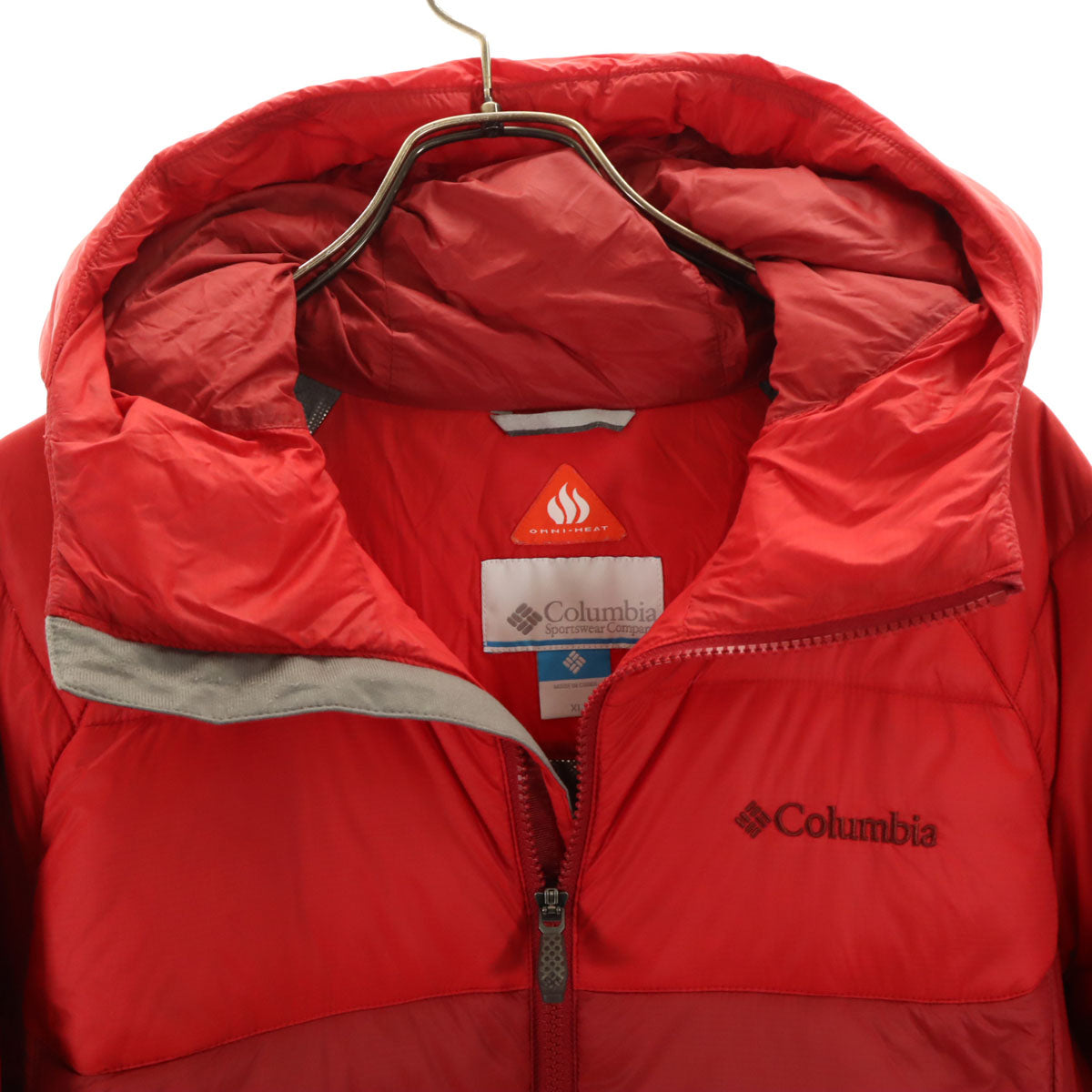 Columbia コロンビア アウトドア ナイロンジャケット XL レッド系 メンズ