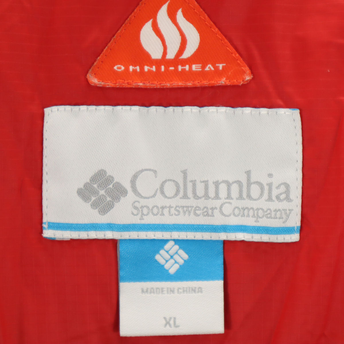 Columbia コロンビア アウトドア ナイロンジャケット XL レッド系 メンズ