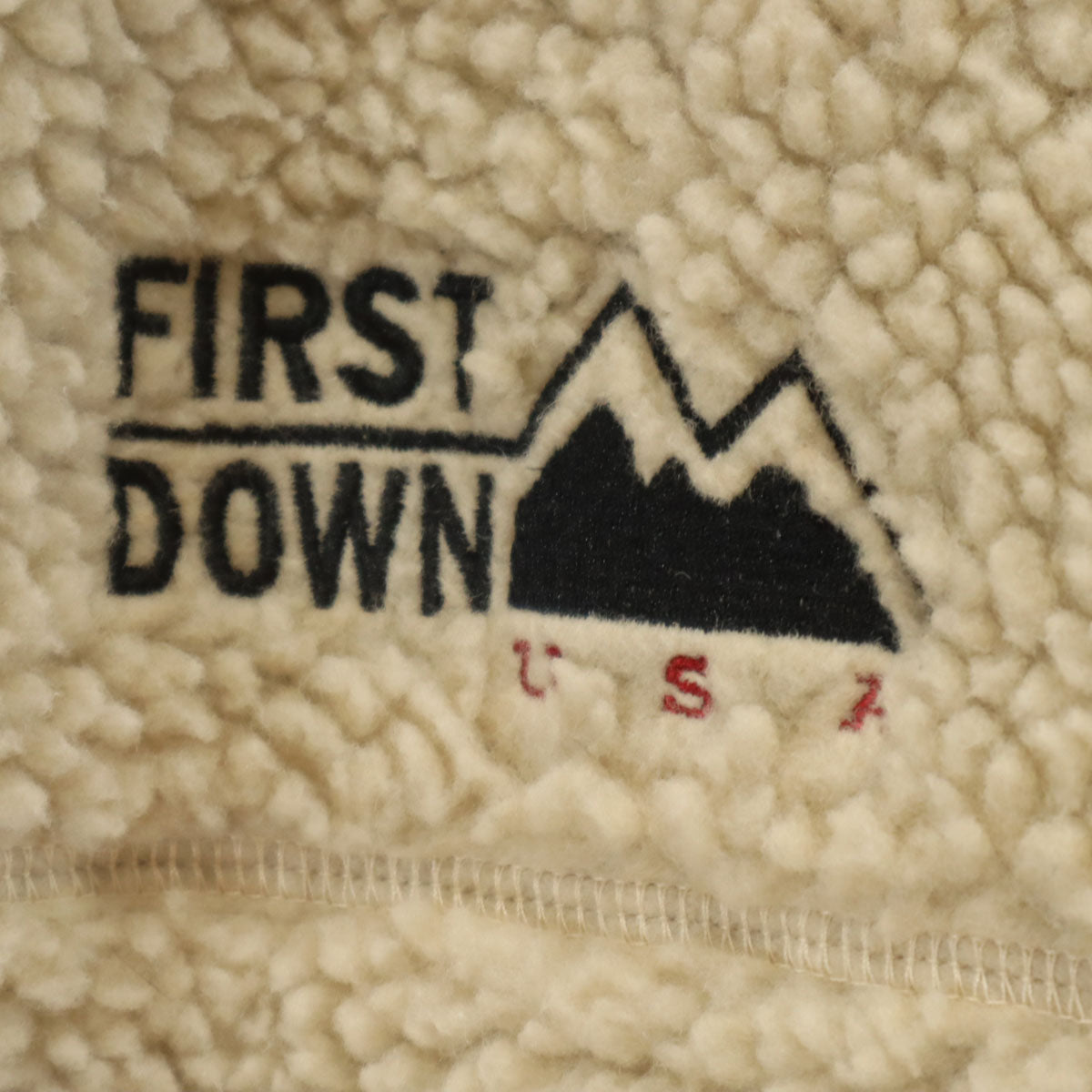 FIRSTDOWN ファーストダウン リアルツリー柄 リバーシブル ジャケット M マルチ ボア メンズ