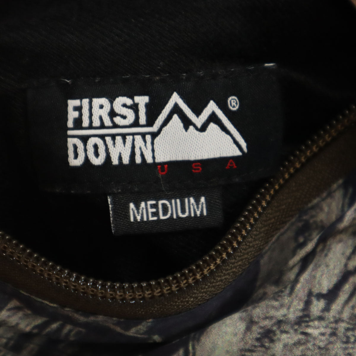 FIRSTDOWN ファーストダウン リアルツリー柄 リバーシブル ジャケット M マルチ ボア メンズ