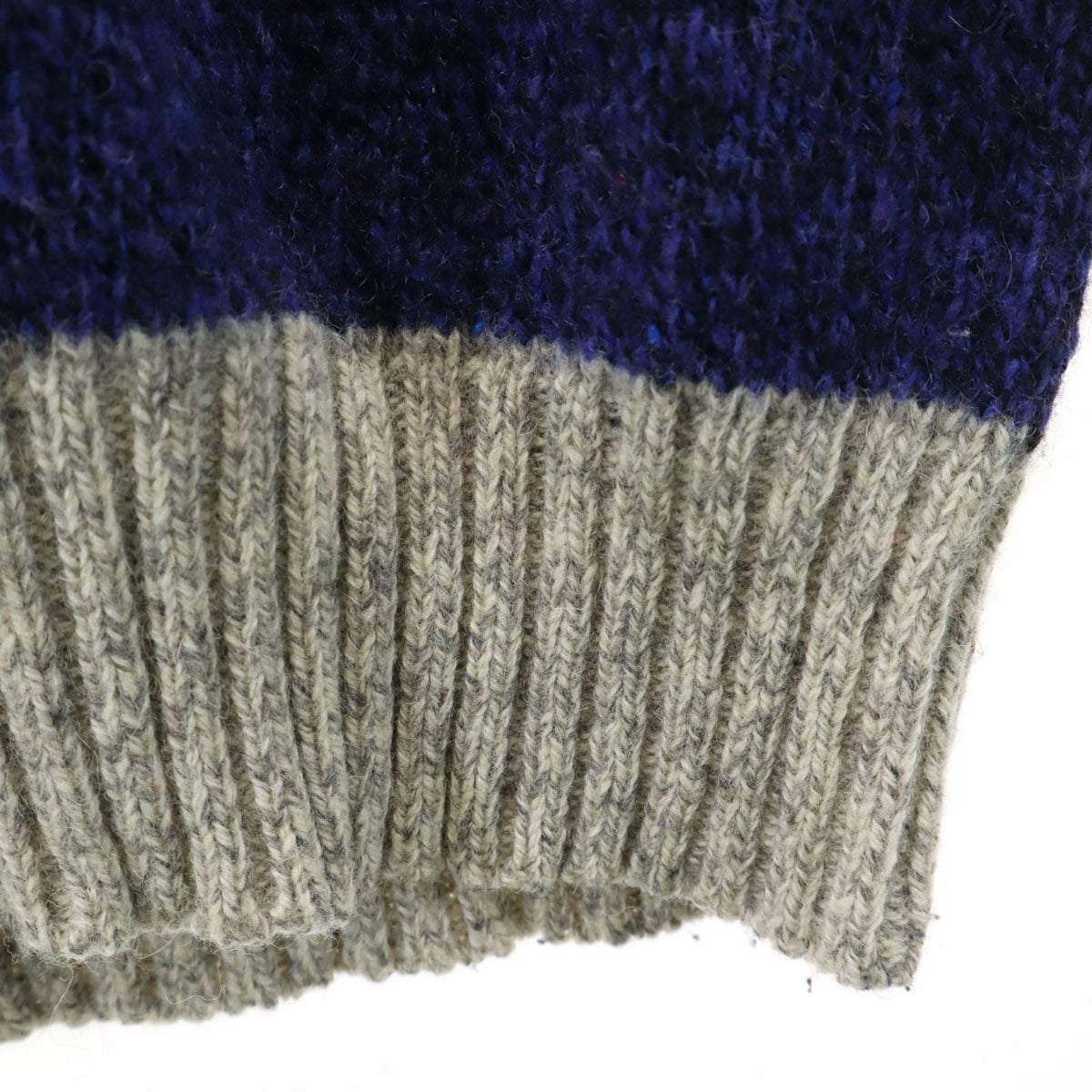 FIELDMASTER フィールドマスター 90s 00s USA製 オールド ボーダー柄 長袖 セーター M グレー ニット メンズ