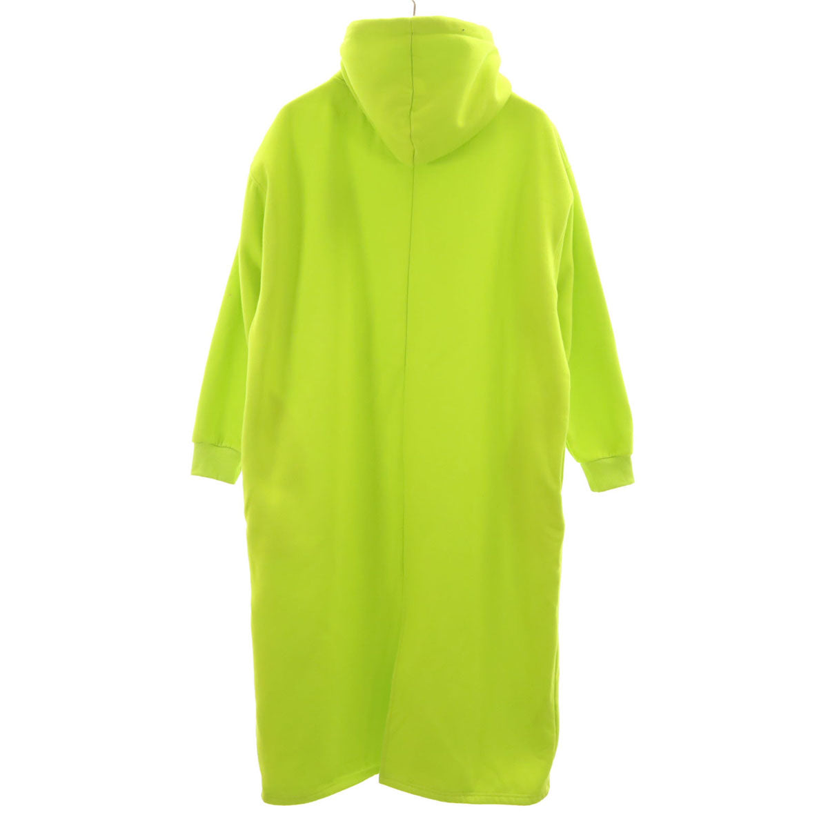 ANNA SUI NYC アナスイエヌワイシー 長袖 スウェットフーディー ロング ワンピース F ネオンイエロー 裏起毛 レディース