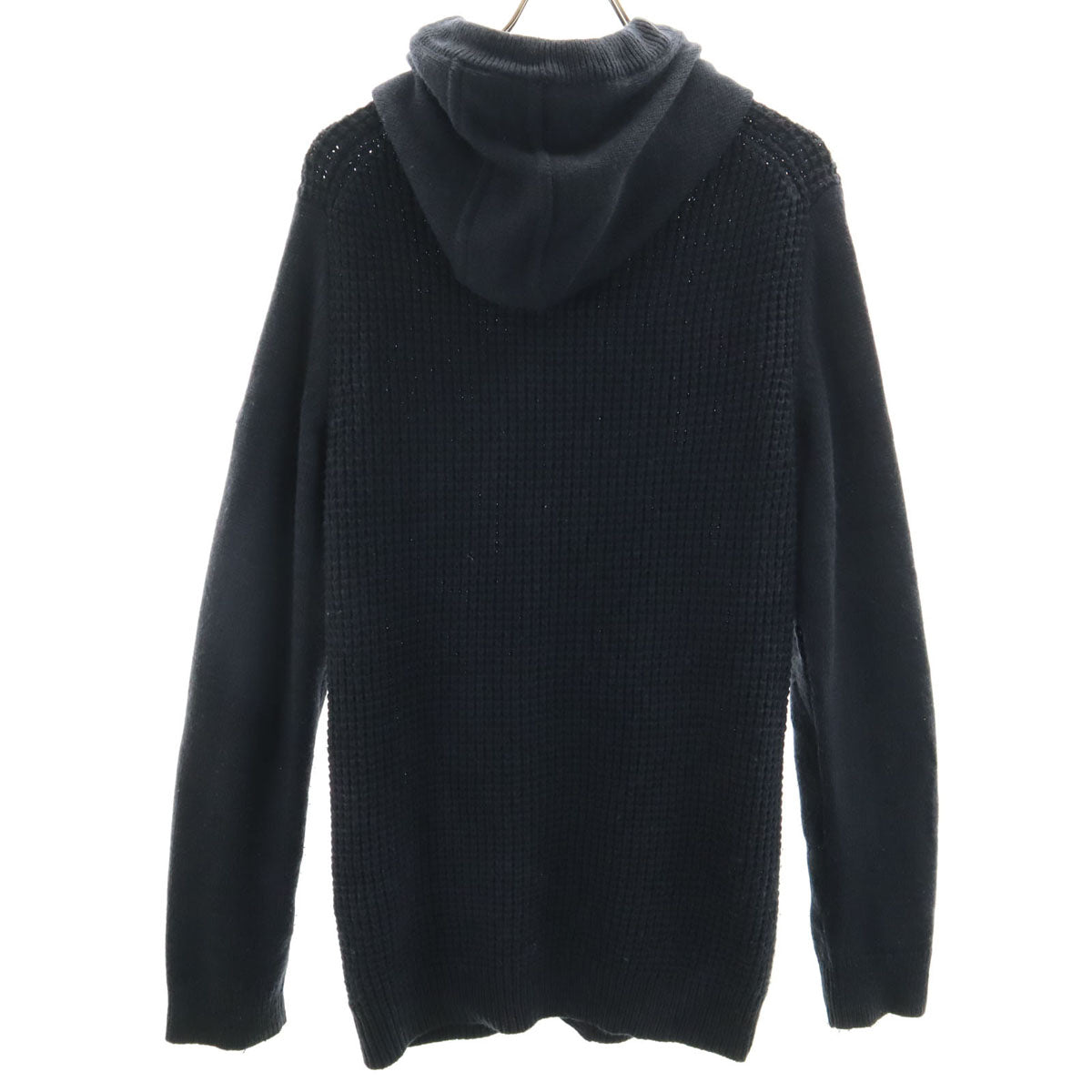 ARMANI EXCHANGE アルマーニエクスチェンジ 長袖 フーデット ニットカーディガン M ネイビー レディース