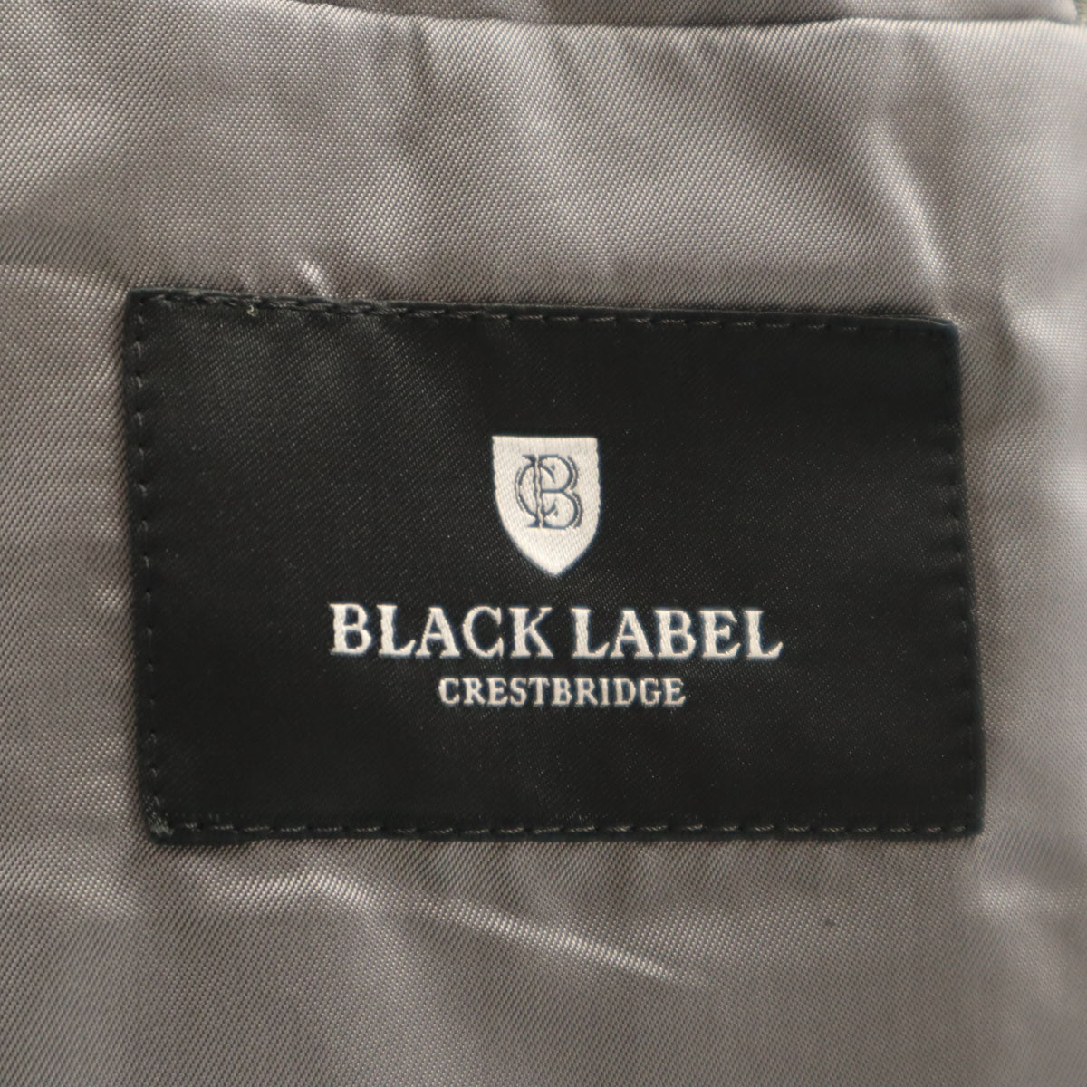 BLACK LABEL CRESTBRIDGE ブラックレーベルクレストブリッジ 日本製 ウール スーツ 上下 セットアップ 42L ネイビー 三陽商会 メンズ