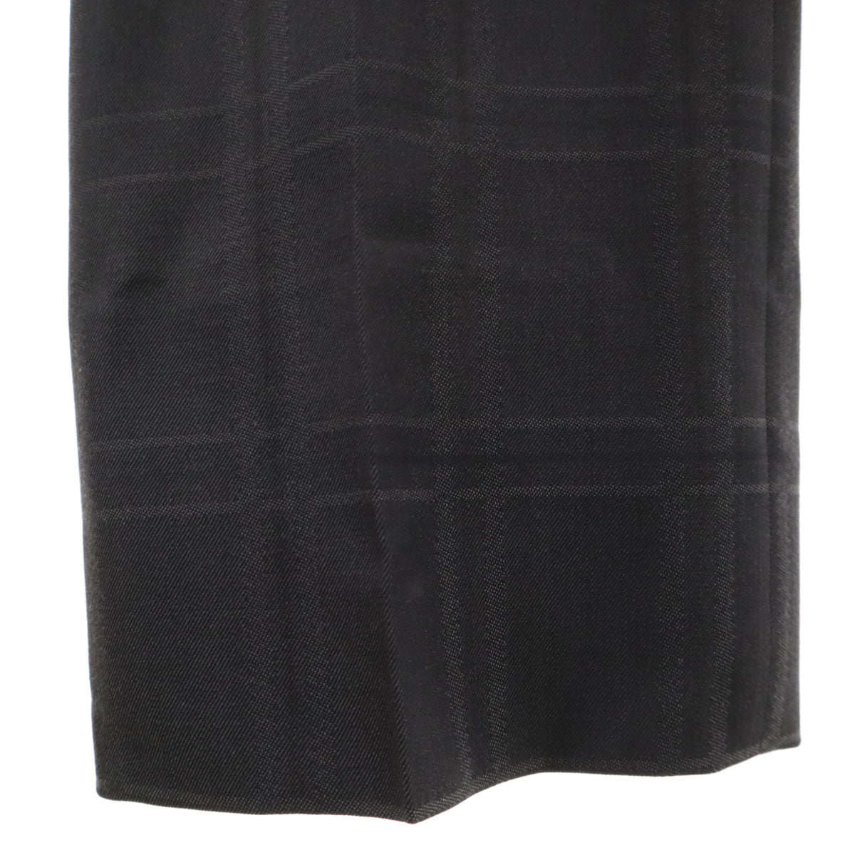 BLACK LABEL CRESTBRIDGE ブラックレーベルクレストブリッジ 日本製 ウール チェック柄 スーツ 上下 セットアップ 40L グレー 三陽商会 メンズ