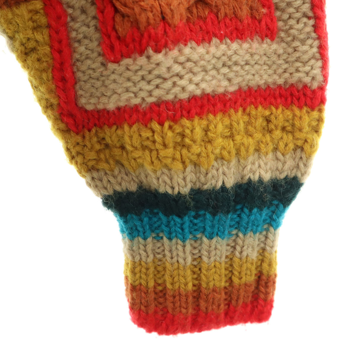 Lamatta ラマッタ 90s オールド 総柄 長袖 セーター M マルチ ニット メンズ