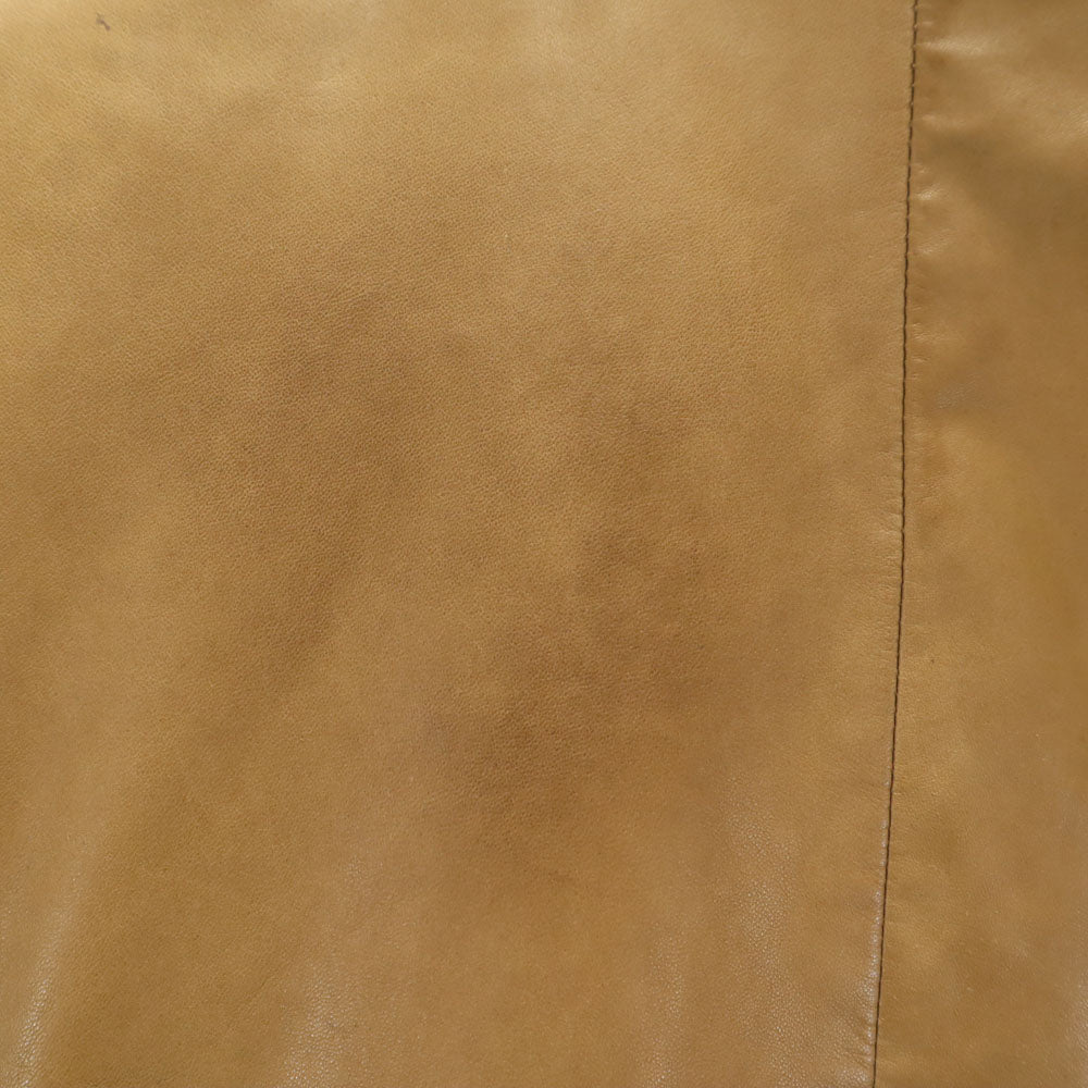 WEEKEND MaxMara ウィークエンドマックスマーラ イタリア製 本革 レザージャケット 42 ブラウン系 レディース