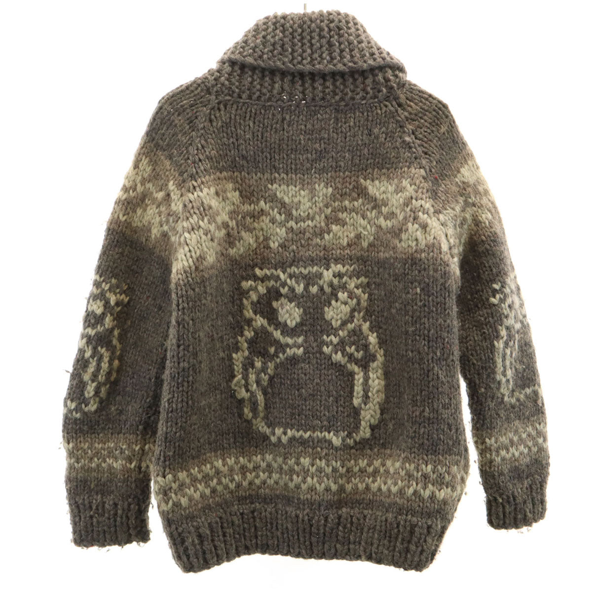 KANATA カナタ ジムマスター gym master カナダ製 カウチンジャケット ブラウン系 メンズ