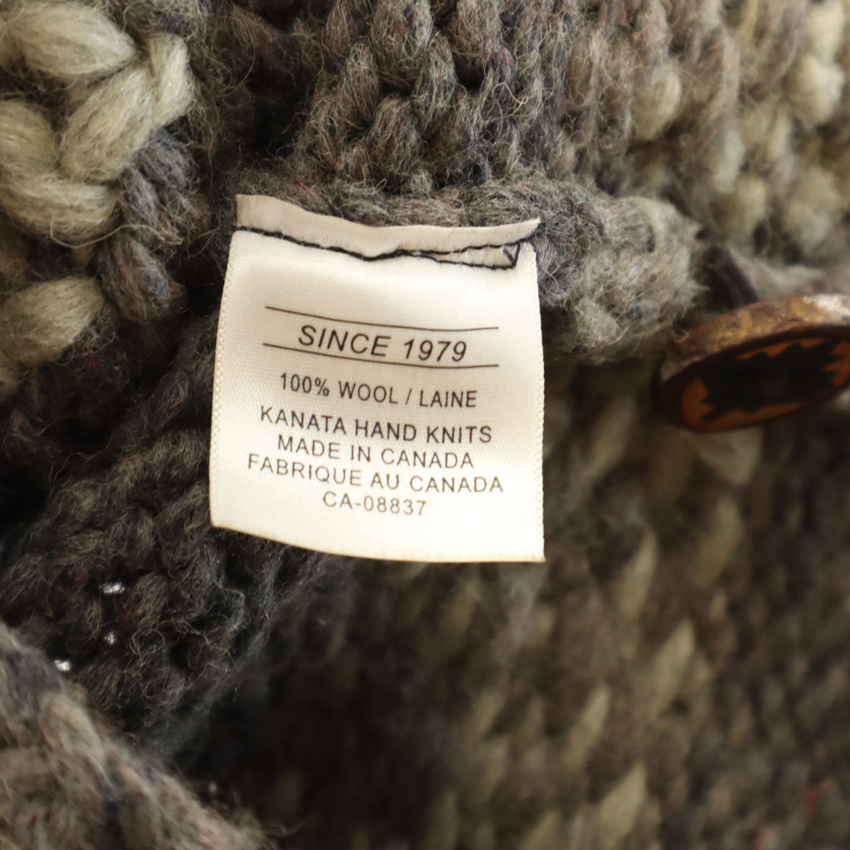 KANATA カナタ ジムマスター gym master カナダ製 カウチンジャケット ブラウン系 メンズ