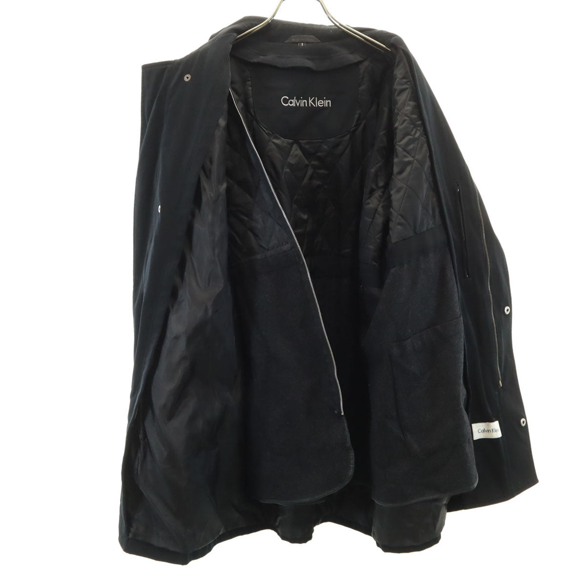 Calvin klein カルバンクライン ジャケット S ブラック ライナー付き メンズ