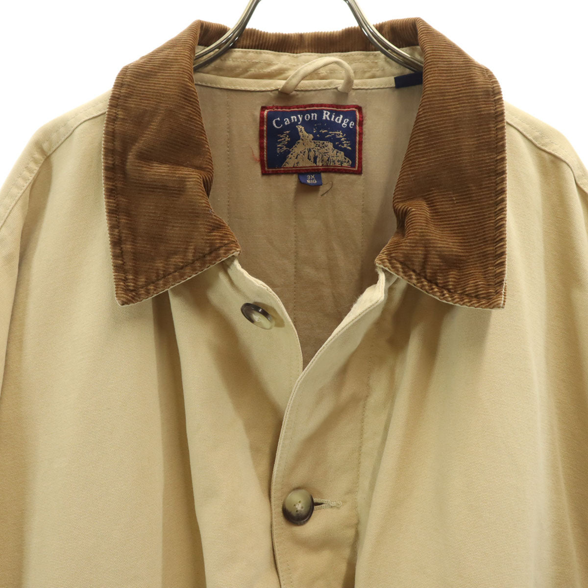 Canyon Ridge キャニオンリッジ 90s オールド カバーオール 3X ベージュ ビッグサイズ メンズ