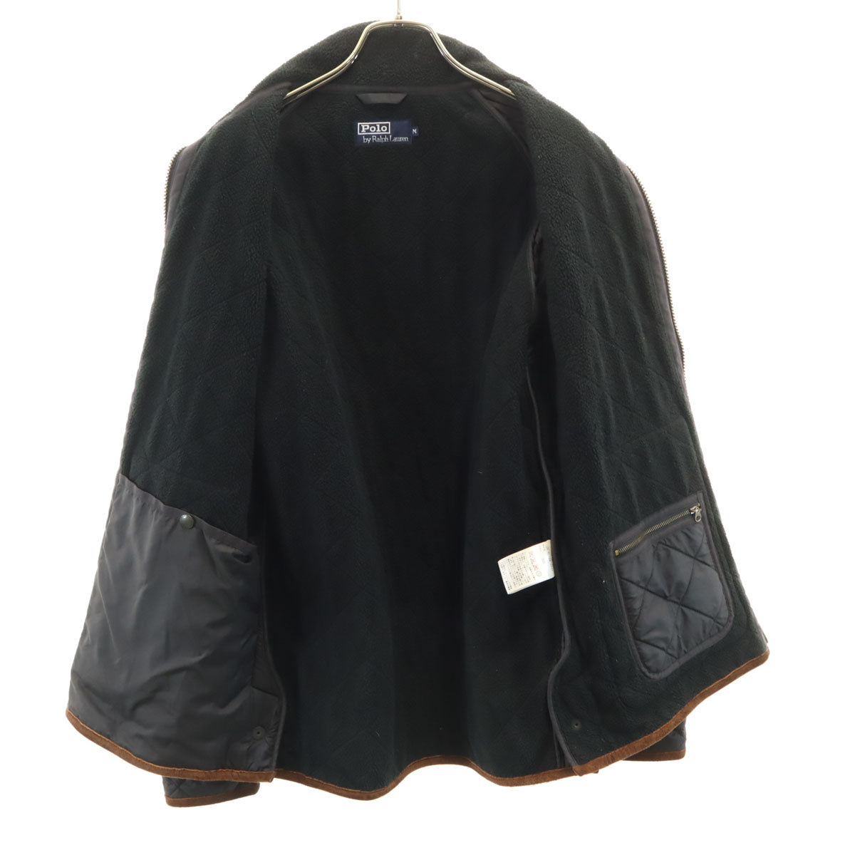 Polo by Ralph Lauren ポロバイラルフローレン キルティングジャケット M ブラック系 中綿 メンズ