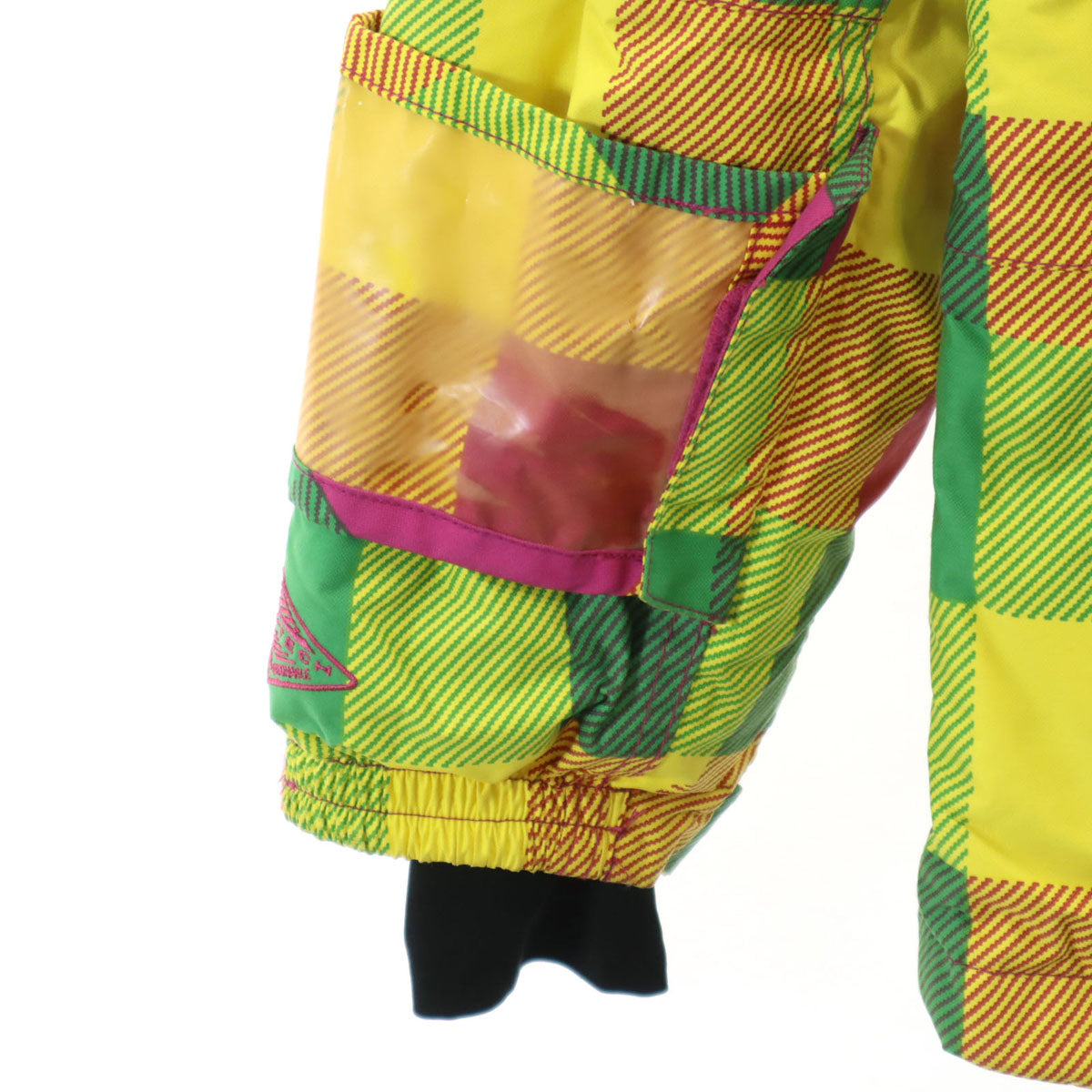 Columbia コロンビア 総柄 スノーボード 中綿ジャケット S イエロー アウトドア レディース