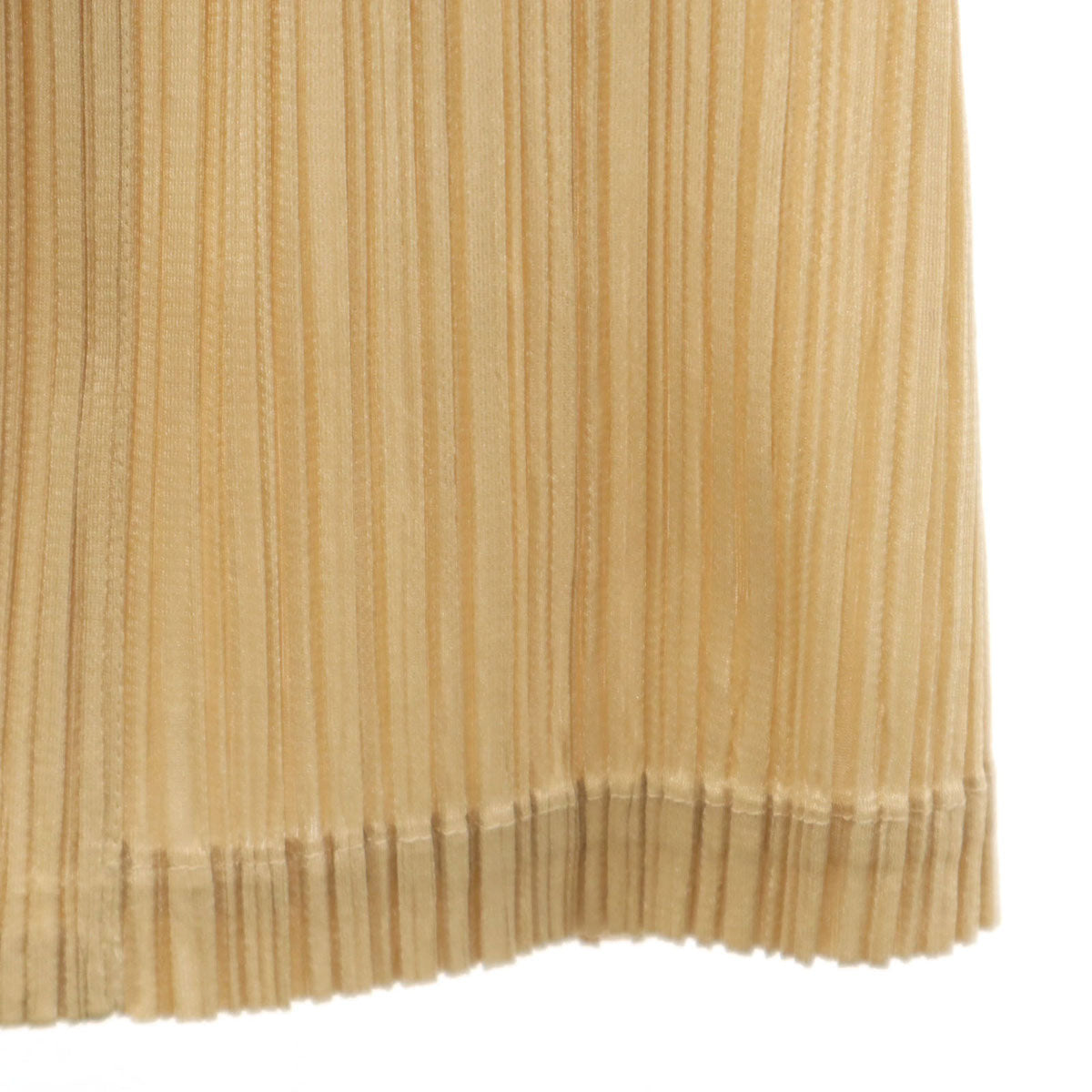 PLEATS PLEASE プリーツプリーズ 日本製 長袖 プリーツ ジャケット 3 ベージュ レディース