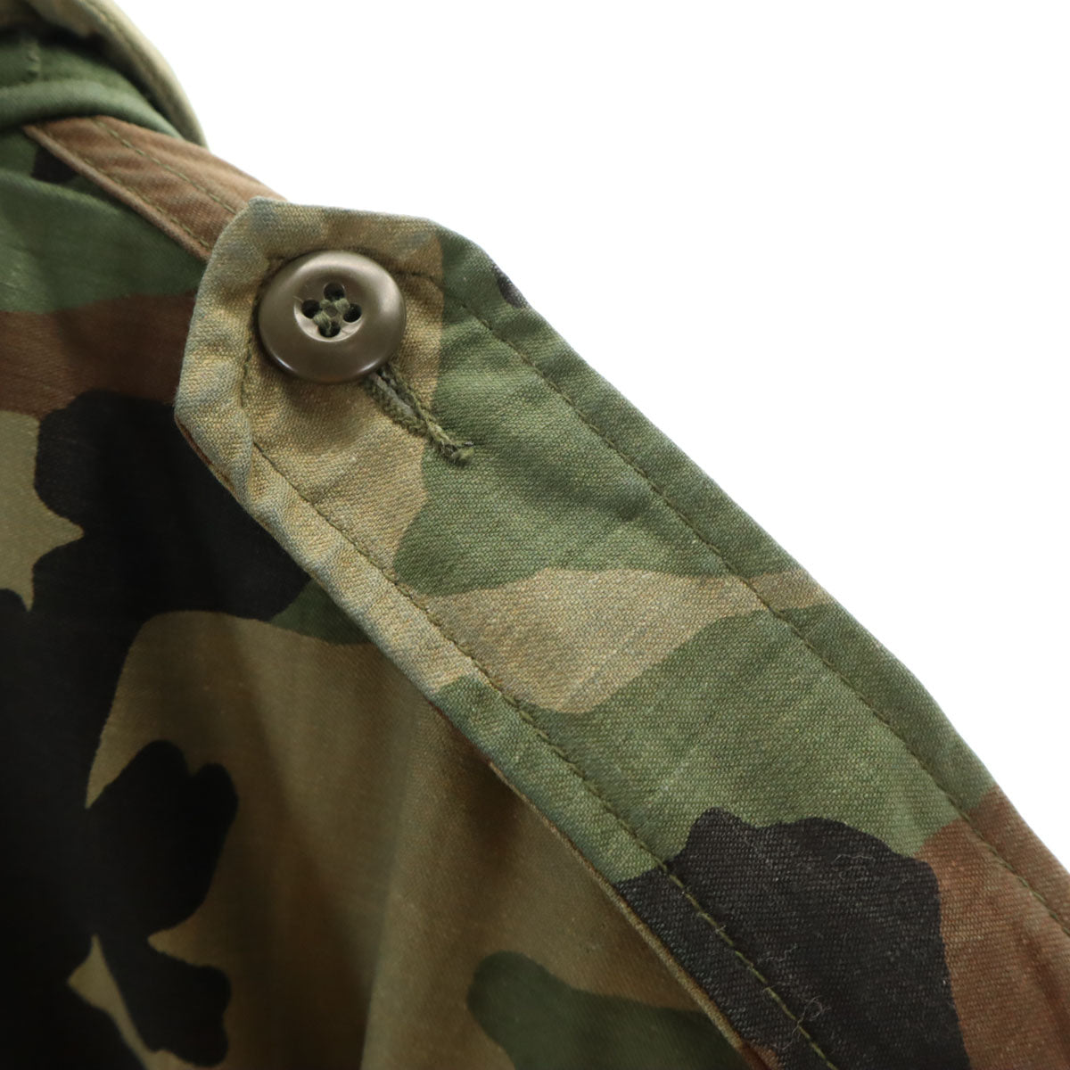 US ARMY アメリカ軍 80s DLA ヴィンテージ ウッドランドカモ M-65 フィールドジャケット M カーキ ライナー付き ミリタリー メンズ