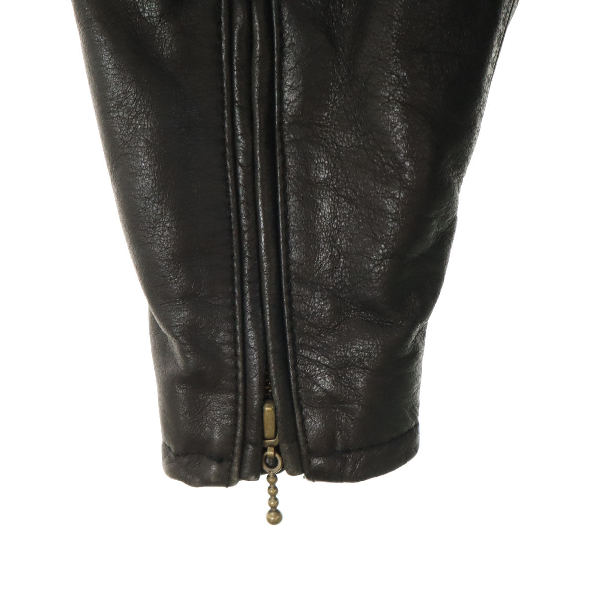 Canyon de Chelly キャニオン デ シェリー 牛革 レザージャケット L ブラック 中綿 ライダース メンズ