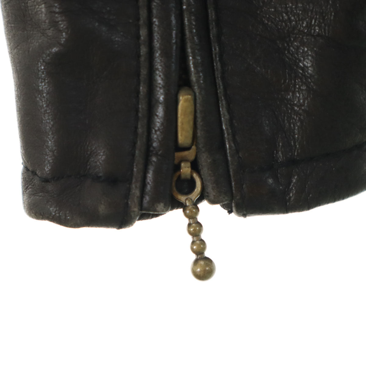 Canyon de Chelly キャニオン デ シェリー 牛革 レザージャケット L ブラック 中綿 ライダース メンズ