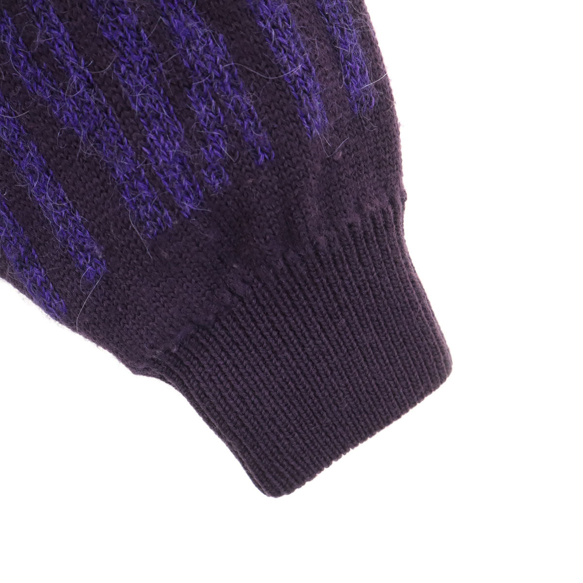 Christian Dior SPORTS クリスチャンディオールスポーツ 90s ウール100％ オールド 長袖 Vネック セーター M パープル系 ニット メンズ