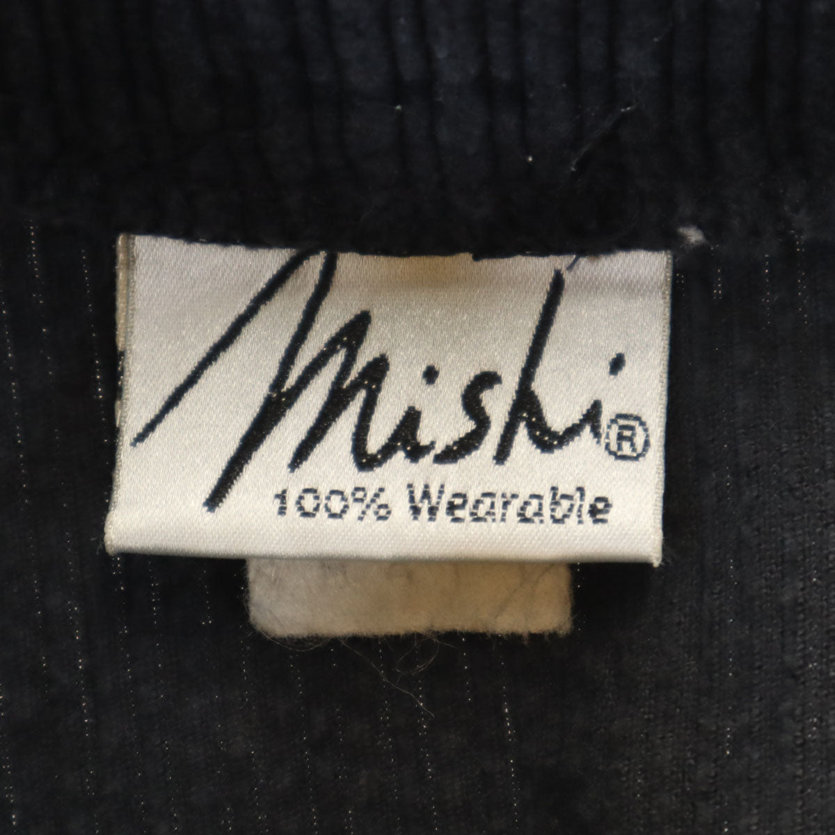 Mishi 80s 90s USA製 オールド コーデュロイ ジャケット M ブラック レディース