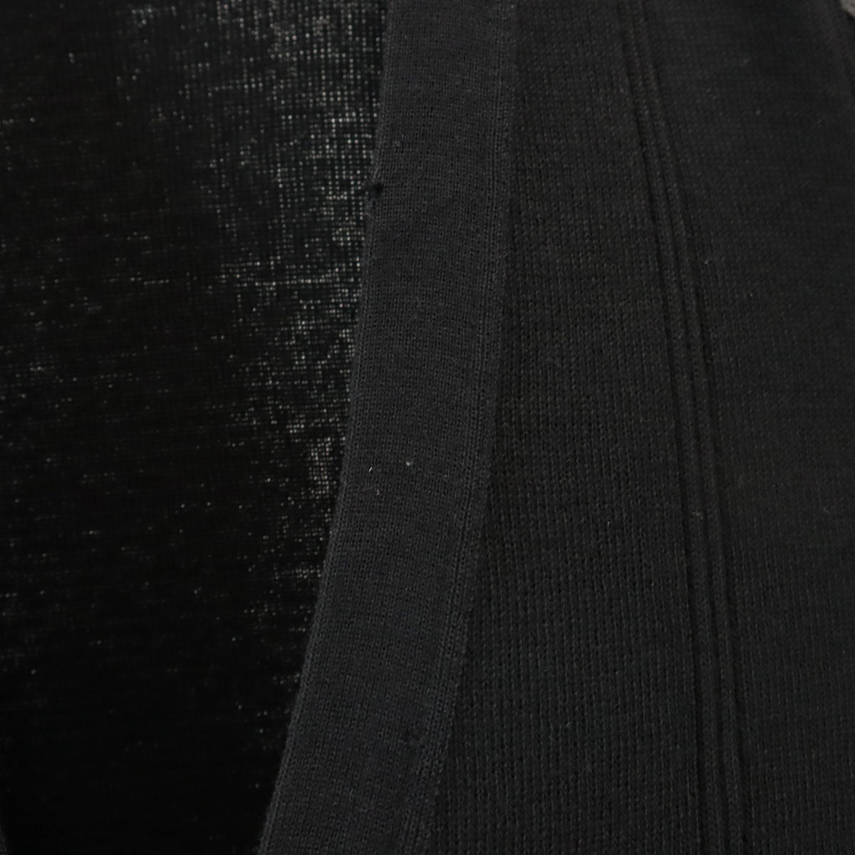 Burberrys バーバリーズ 90s 英国製 オールド 長袖 コマンド Vネック ニットカーディガン L ブラック エルボーパッチ メンズ