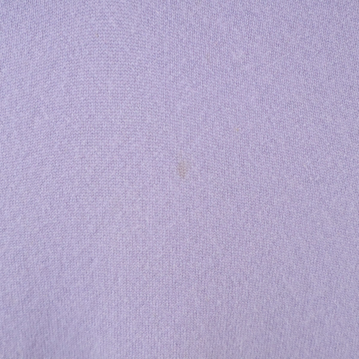 HERMES エルメス イタリア製 カシミヤ100％ 長袖 ハーフジップ ニット L ラベンダー セーター メンズ
