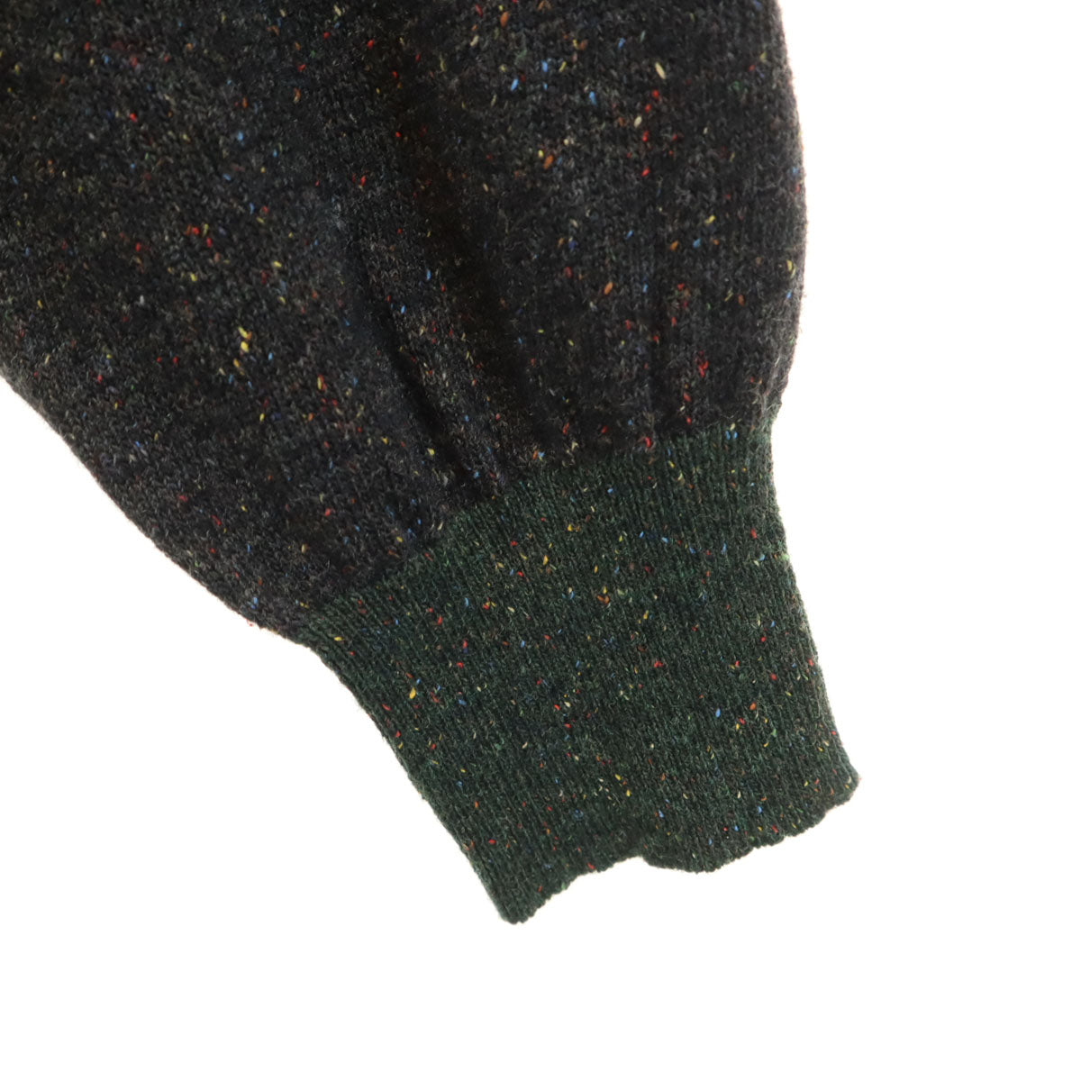 美品 Christian Dior MONSIEUR クリスチャンディオール ムッシュ 90s オールド アーガイル柄 長袖 ニット L 深緑 セーター メンズ