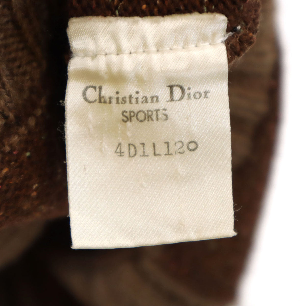 Christian Dior SPORTS クリスチャンディオールスポーツ 90s オールド 長袖 セーター L ブラウン ニット メンズ