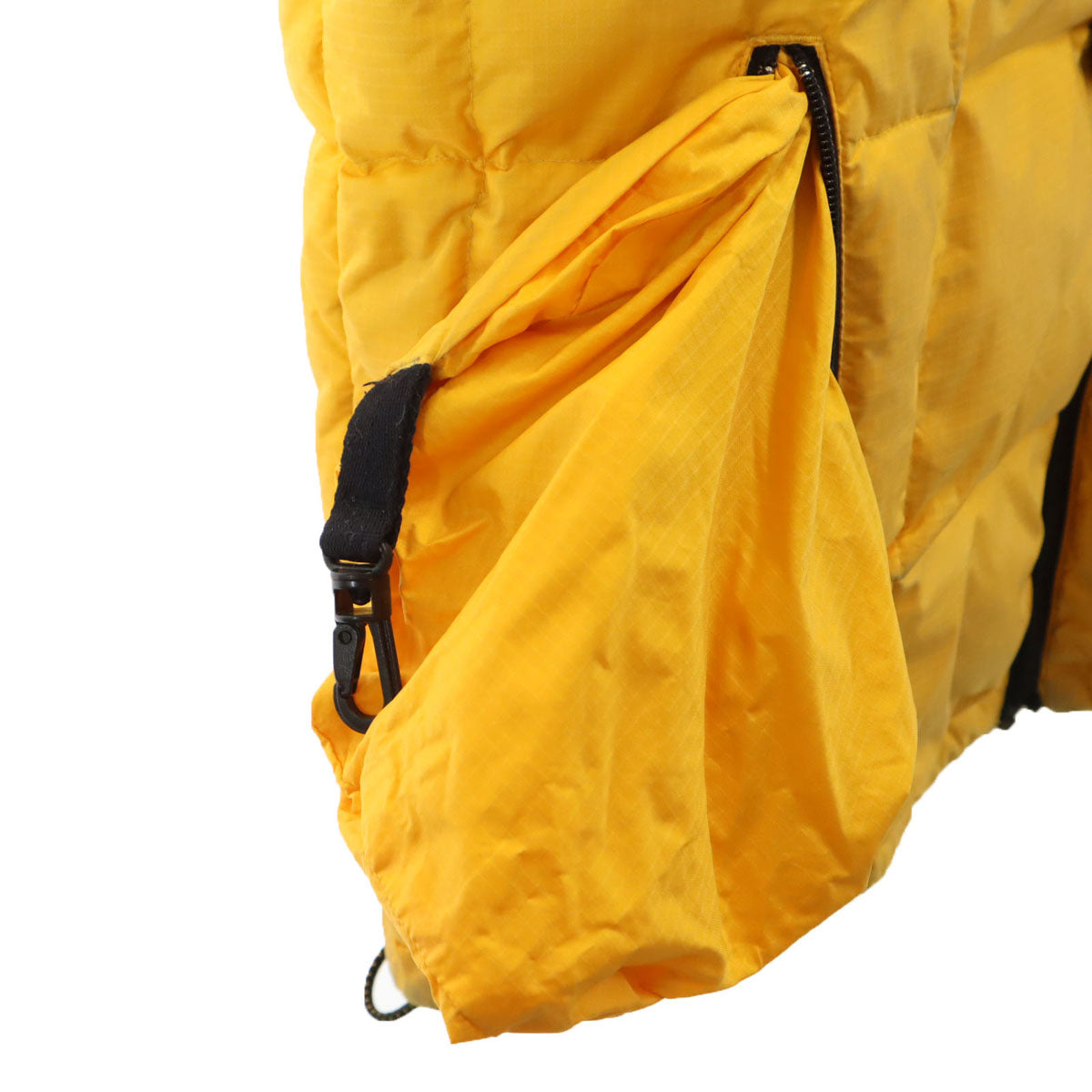 GAP ギャップ リバーシブル ハイブリッド ダウンベスト L 山吹色 ポケッタブル メンズ