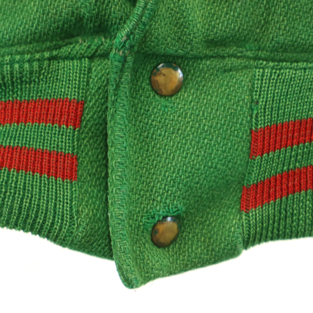 SAND KNIT 50s ヴィンテージ スタジャン 42 グリーン系 ジャケット メンズ