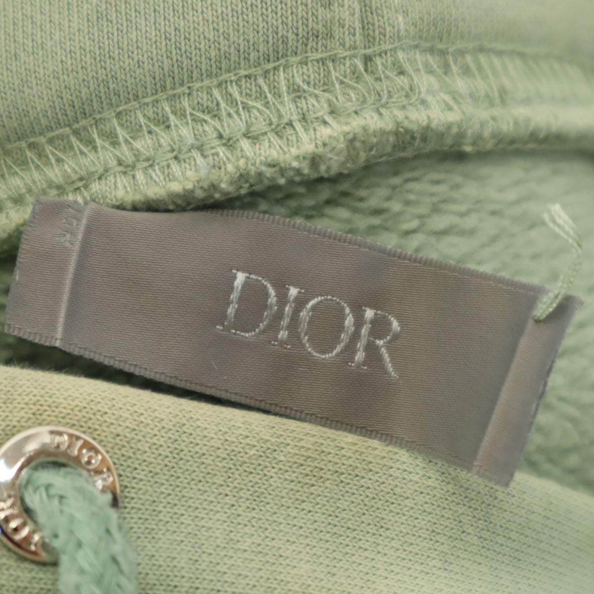 Dior ディオール CD Icon刺繍 長袖 スウェットパーカー L ダスティミント系 59598 メンズ