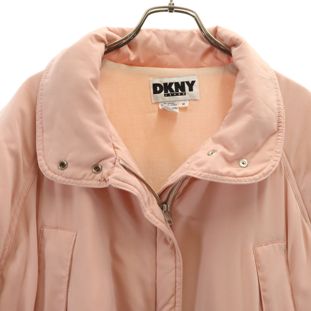 DKNY JEANS ダナキャランニューヨークジーンズ 90s オールド コート M ピンク レディース
