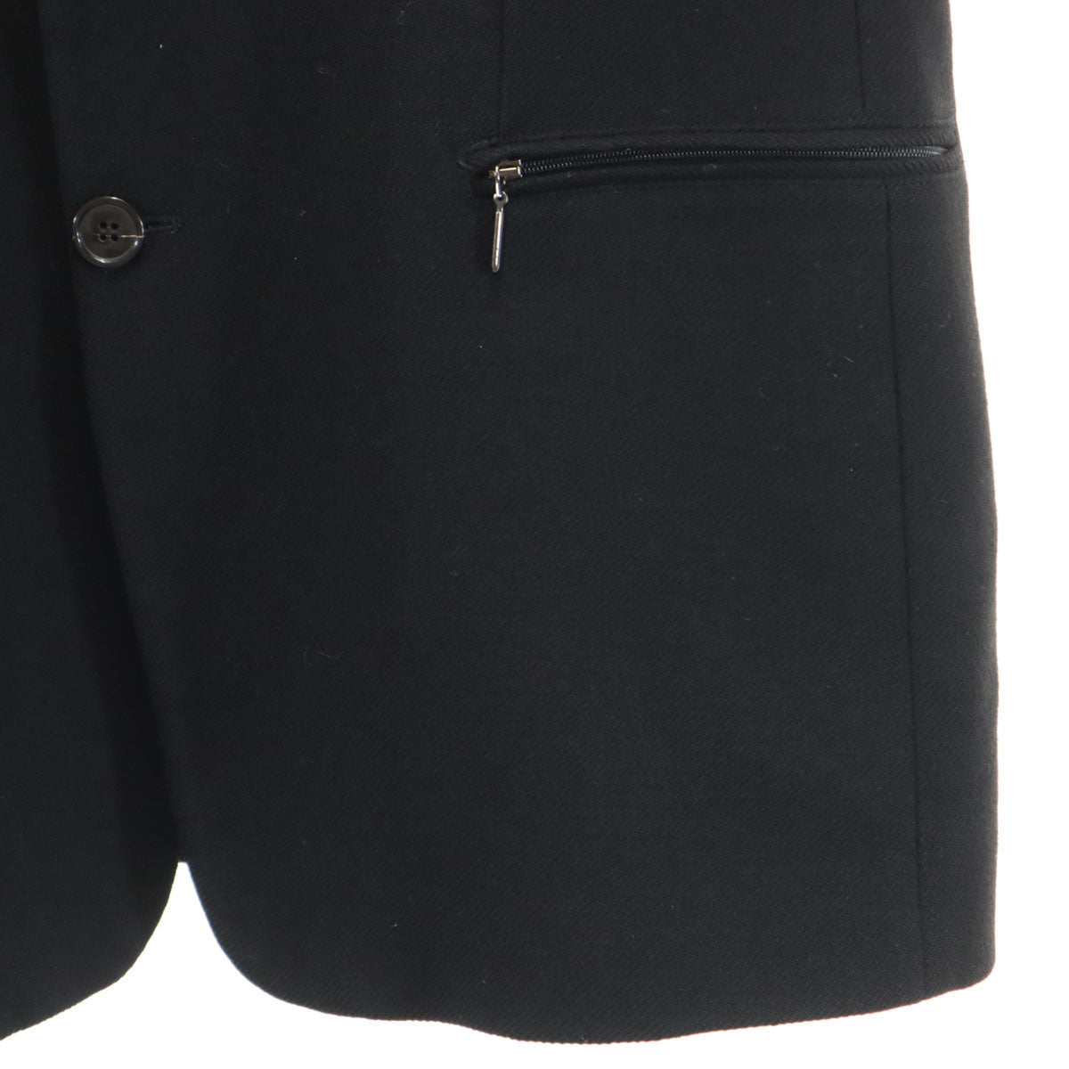 Emporio Armani エンポリオアルマーニ イタリア製 ウールジャケット 56 ブラック ビッグサイズ メンズ