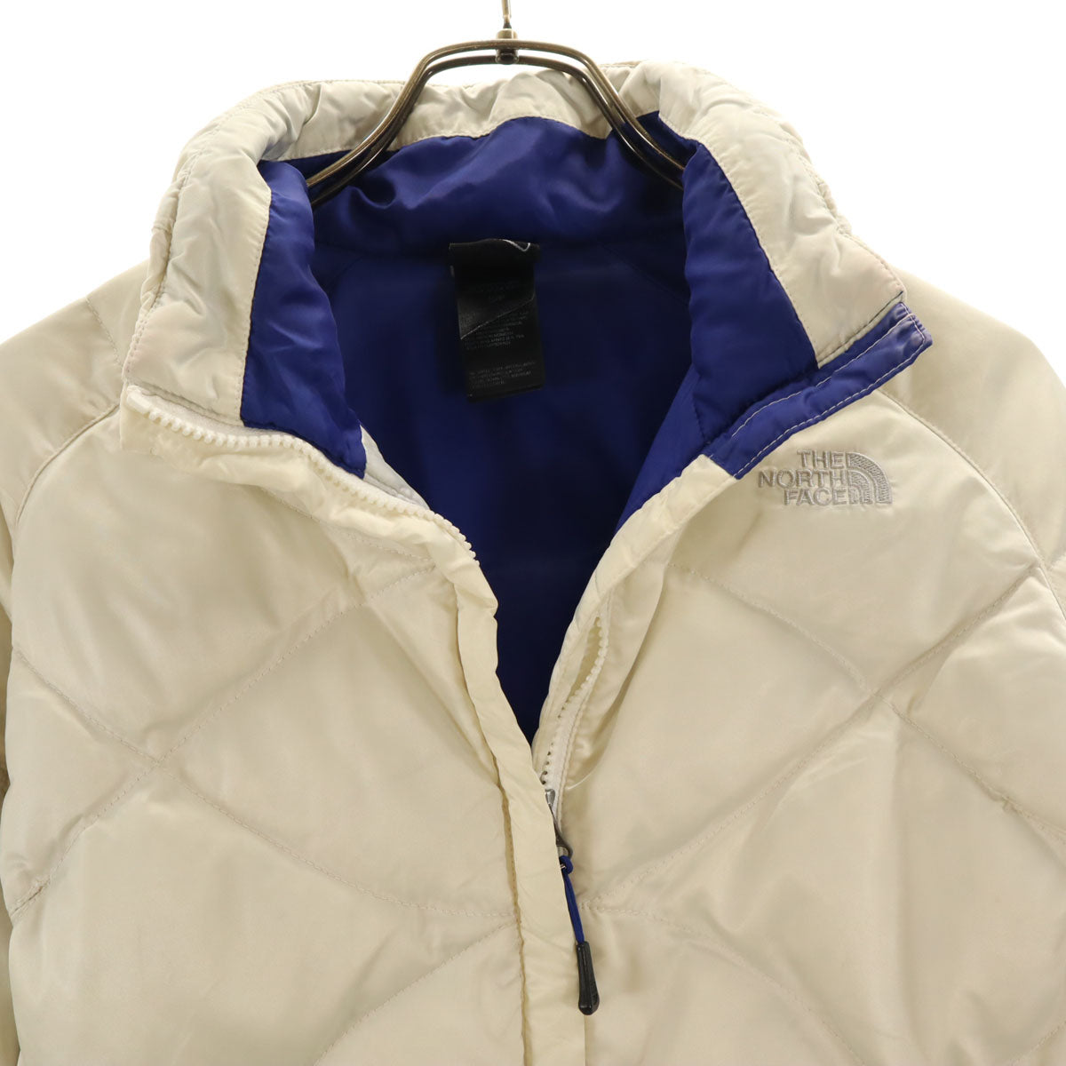 THE NORTH FACE ノースフェイス ダウンジャケット S アイボリー アウトドア レディース