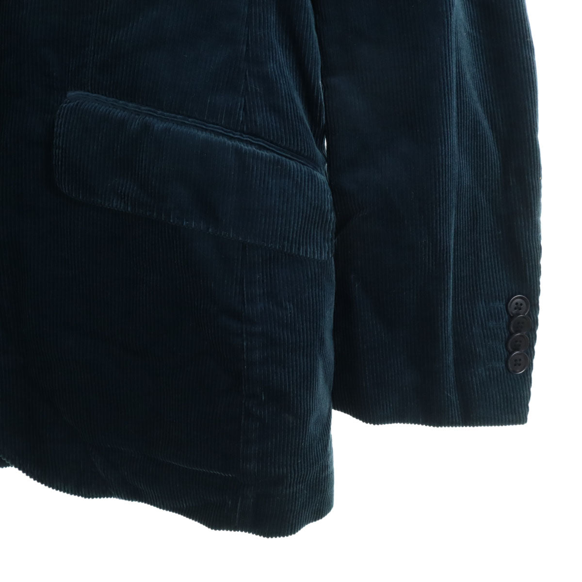 UNITED ARROWS GREEN LABEL RELAXING ユナイテッドアローズ グリーンレーベルリラクシング コーデュロイジャケット 上下 セットアップ 44 ネイビー メンズ