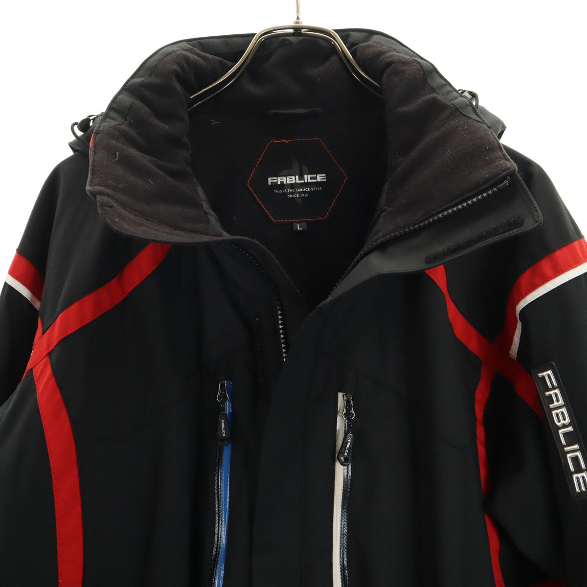 FABLICE ファブリス スキー ウェア 上下 セットアップ L レッド メンズ