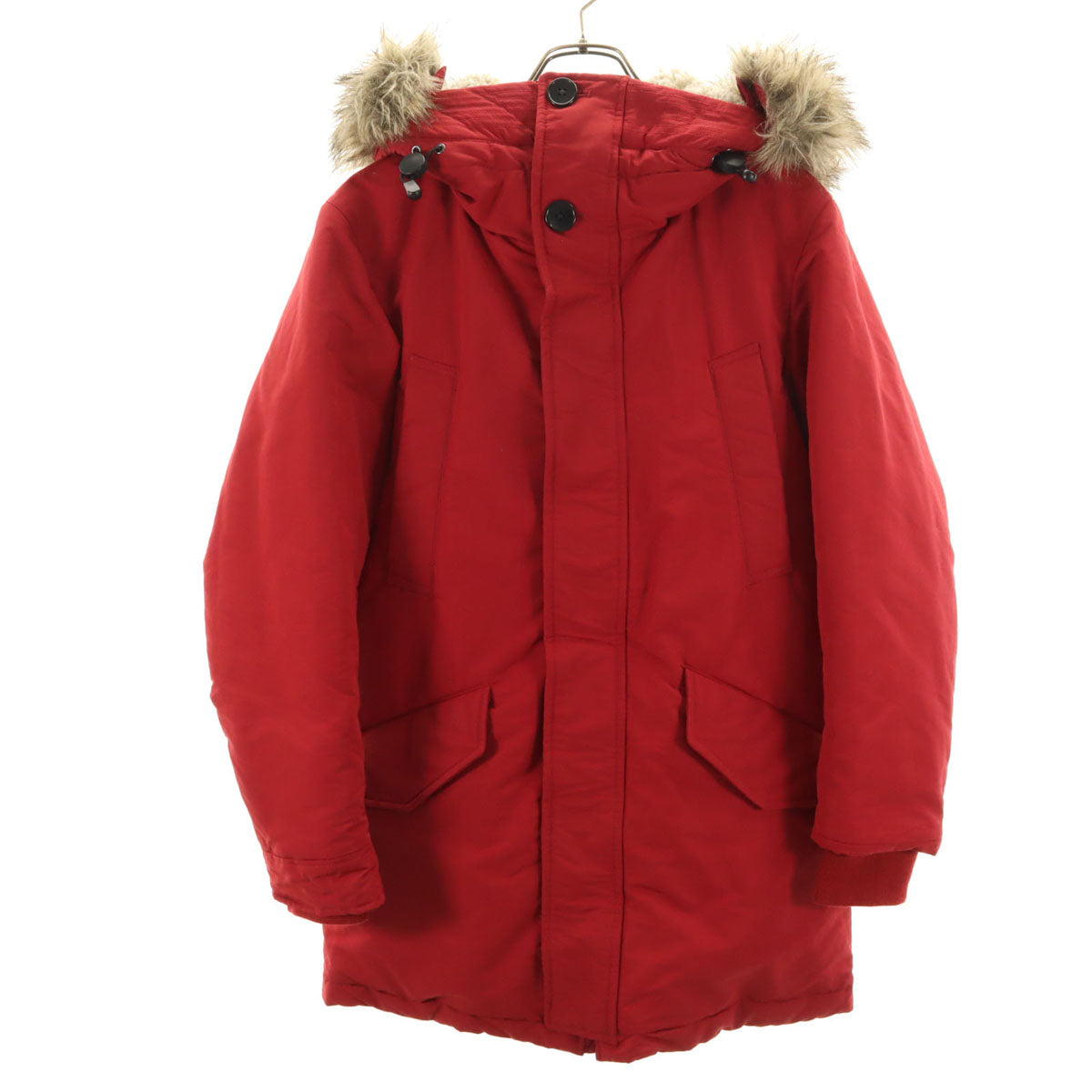 UNIQLO ユニクロ ウルトラウォーム ハイブリッド ダウンコート S レッド メンズ
