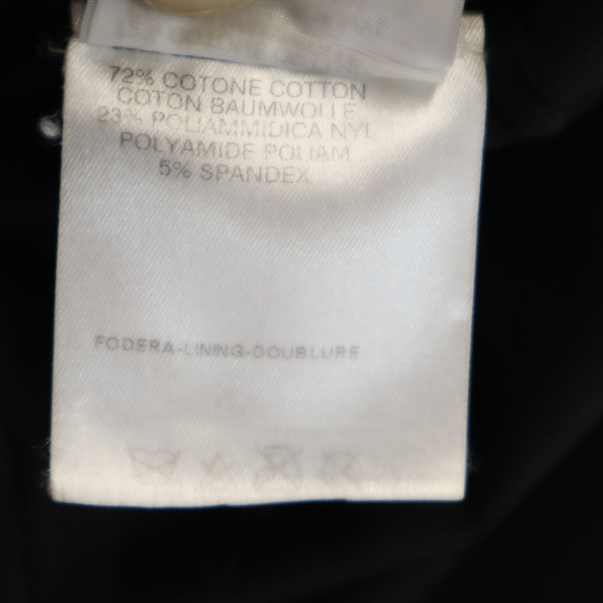 FENDI フェンディ イタリア製 長袖 コットンシャツ 42 ブラック レディース