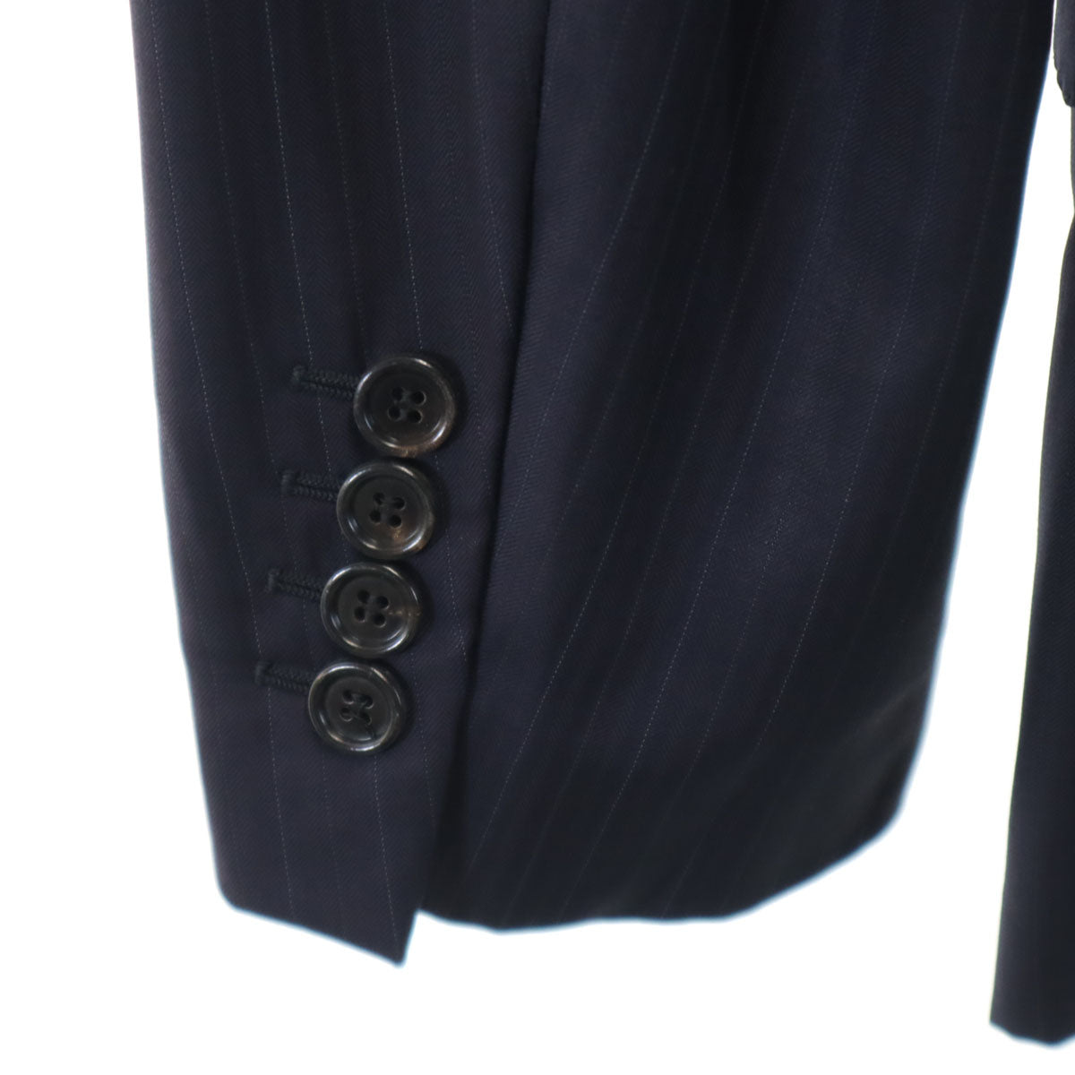 Dior ディオール イタリア製 ウールブレンド テーラードジャケット 44 ネイビー メンズ