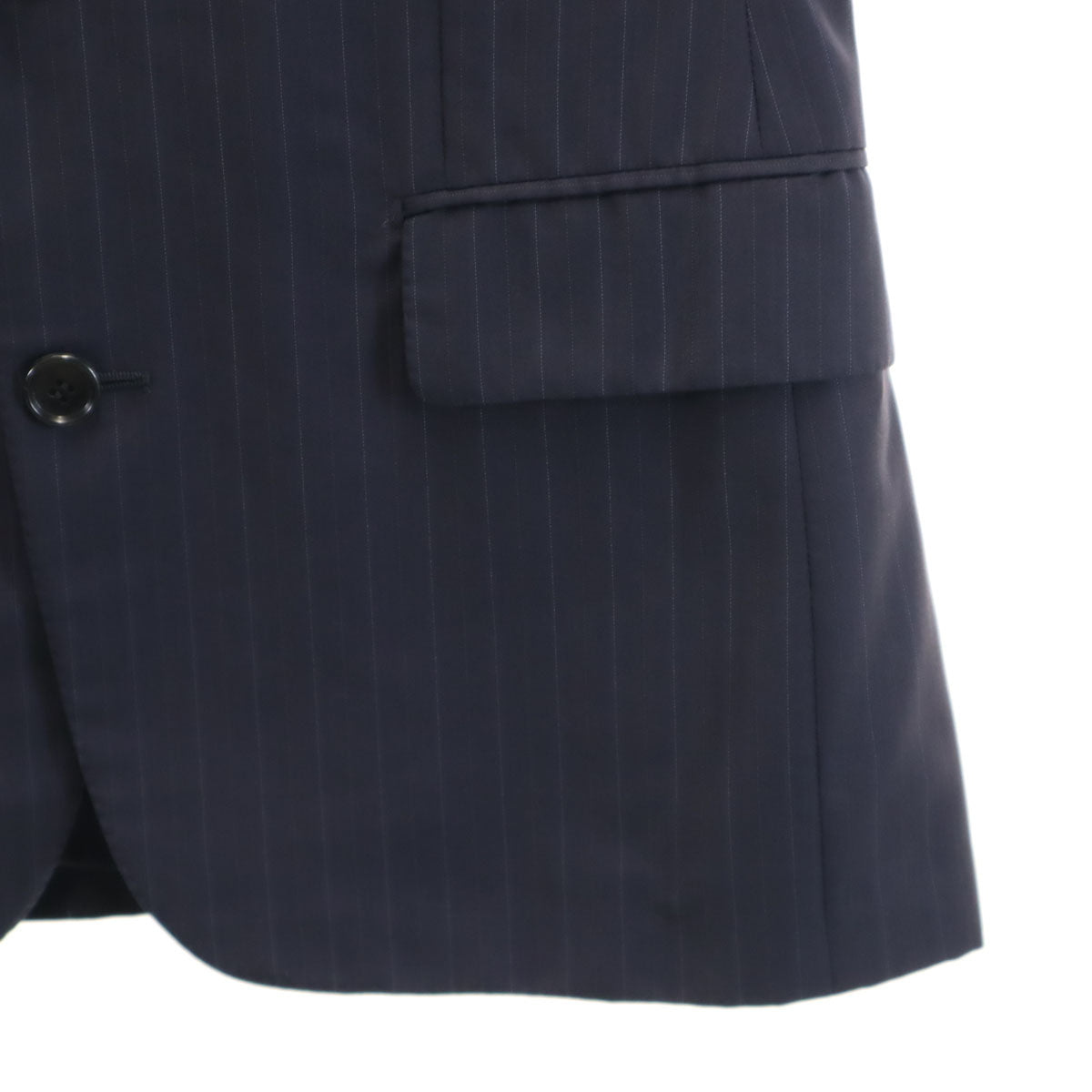 Dior ディオール イタリア製 ウールブレンド テーラードジャケット 44 ネイビー メンズ