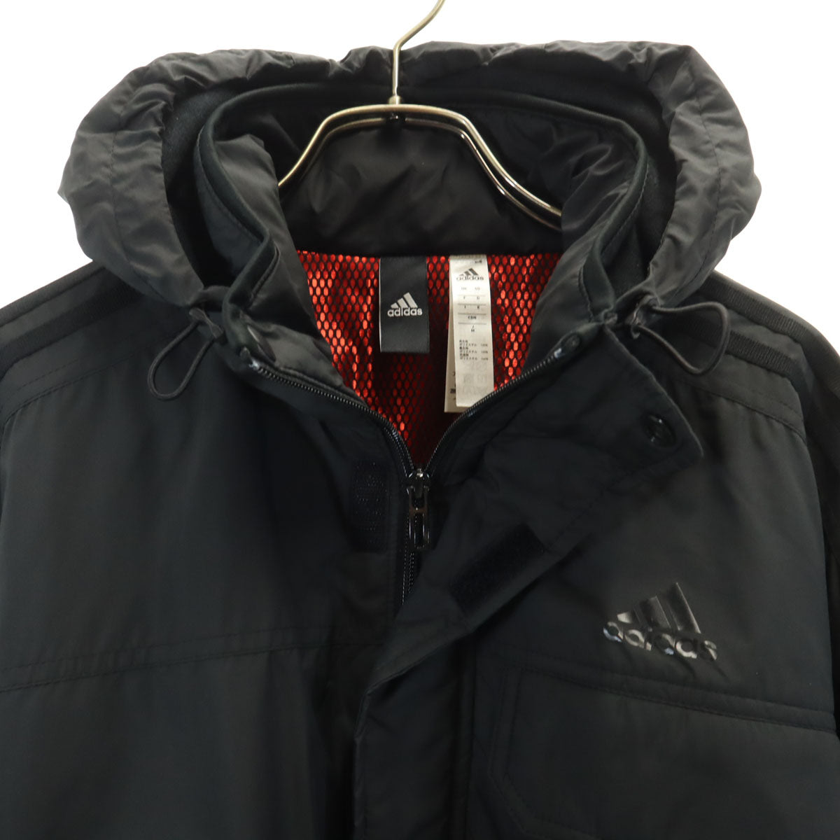 adidas アディダス 中綿ジャケット M ブラック メンズ