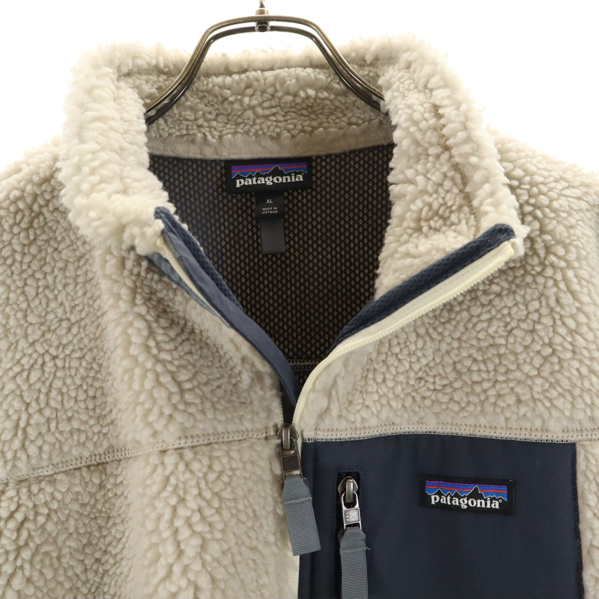 patagonia パタゴニア クラシックレトロX フリースジャケット XL グレージュ 23074FA24 アウトドア ボア メンズ