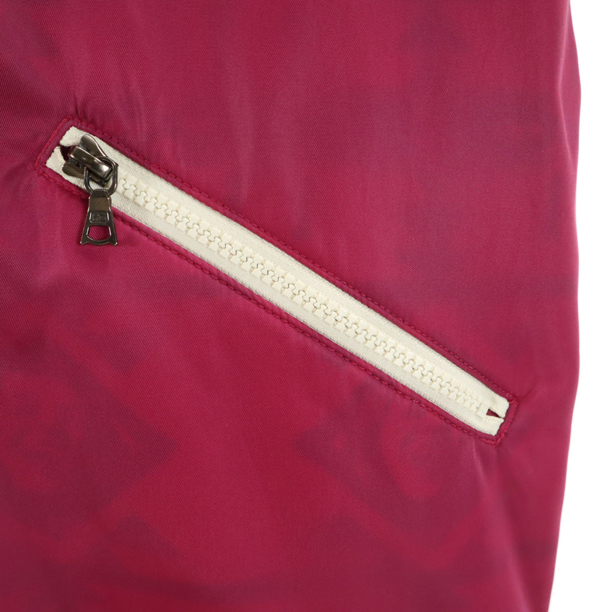 HYSTERIC GLAMOUR ヒステリックグラマー ナイロンジャケット M マゼンタ 裏フリース メンズ