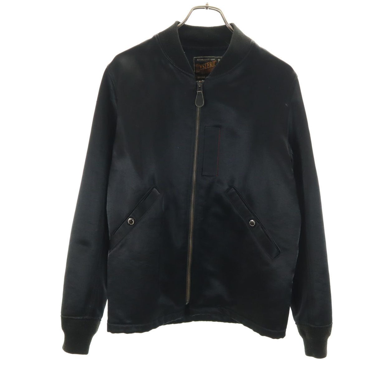 HYSTERIC GLAMOUR ヒステリックグラマー 日本製 フライトジャケット S ブラック メンズ