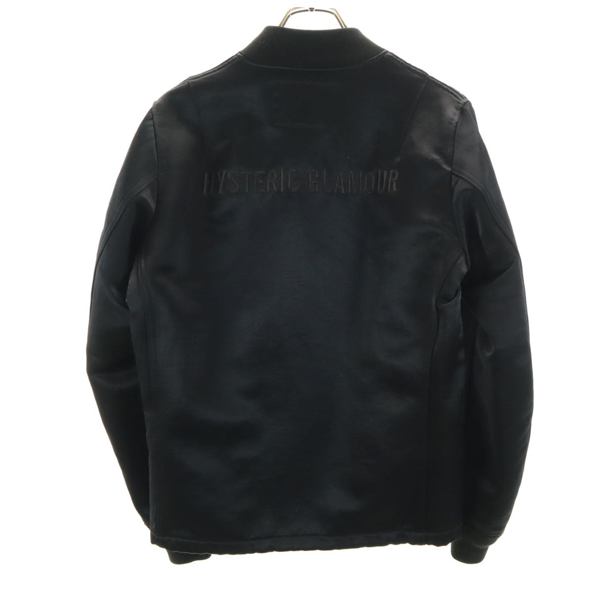 HYSTERIC GLAMOUR ヒステリックグラマー 日本製 フライトジャケット S ブラック メンズ