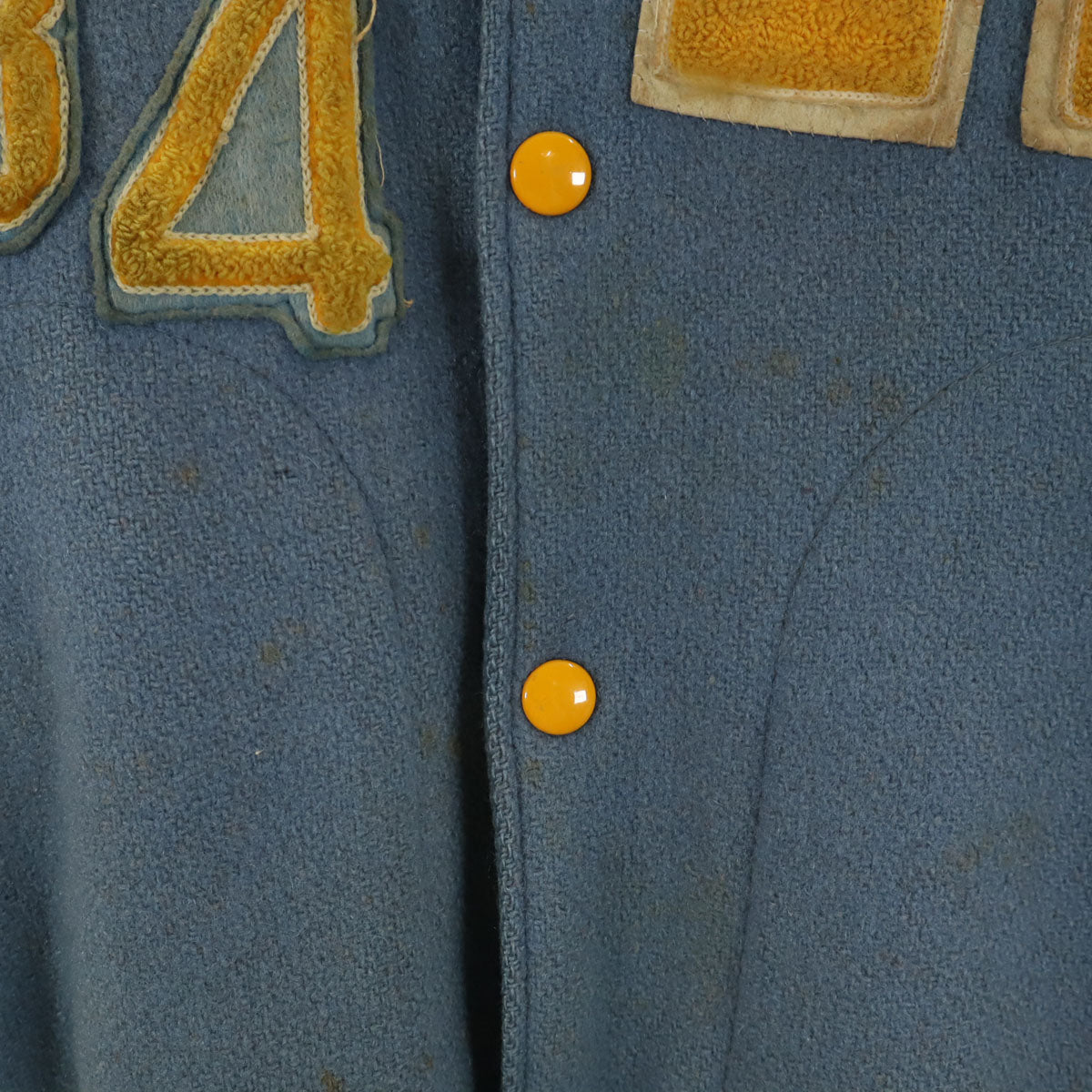 Kandel カンデル 70s 80s ヴィンテージ バーシティ ジャケット 38 ブルーグレー スタジャン メンズ