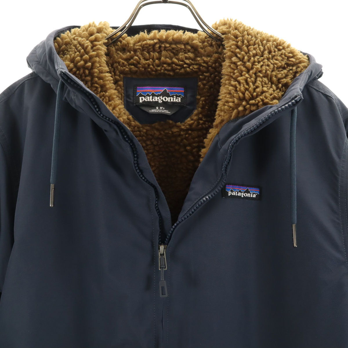 patagonia パタゴニア ラインド イスマス ボマー ジャケット S ネイビー 20425FA24 アウトドア 裏ボア メンズ