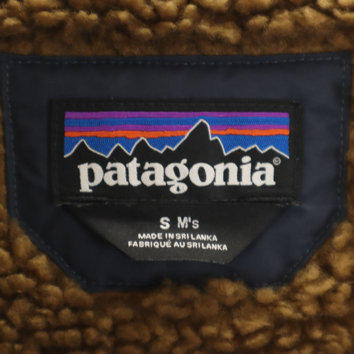 patagonia パタゴニア ラインド イスマス ボマー ジャケット S ネイビー 20425FA24 アウトドア 裏ボア メンズ