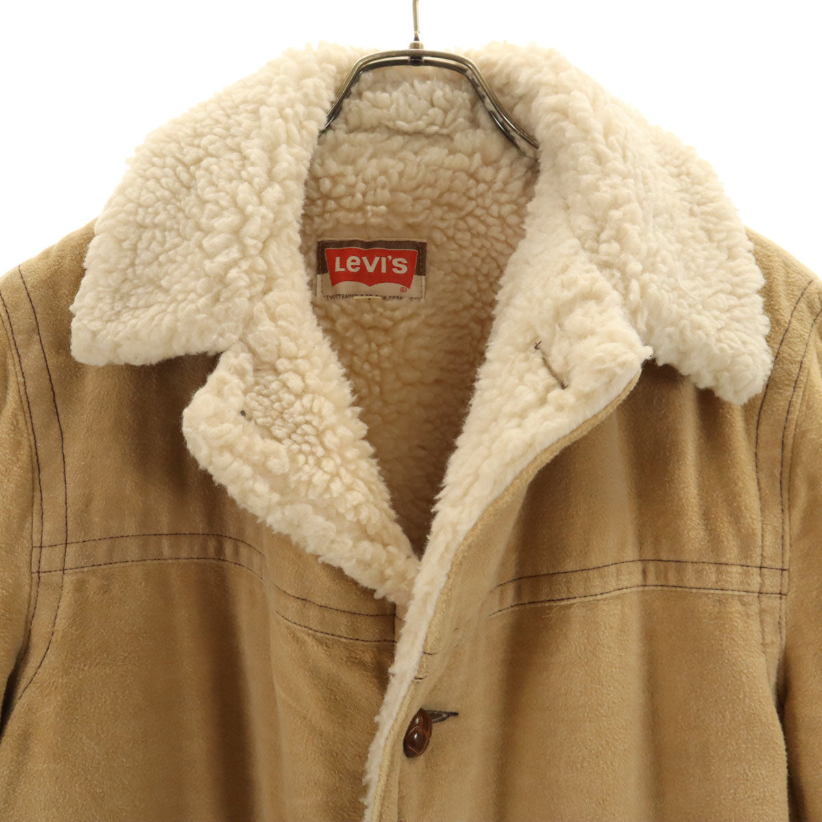 Levi's リーバイス 70s USA製 ヴィンテージ ランチ コート L ベージュ 裏ボア メンズ