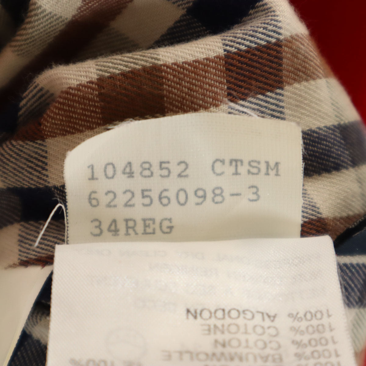 JUNYA WATANABE COMME des GARCONS ジュンヤワタナベコムデギャルソン 2004年 Aquascutum アクアスキュータム コラボ イギリス製 トレンチコート 34 レッド レディース