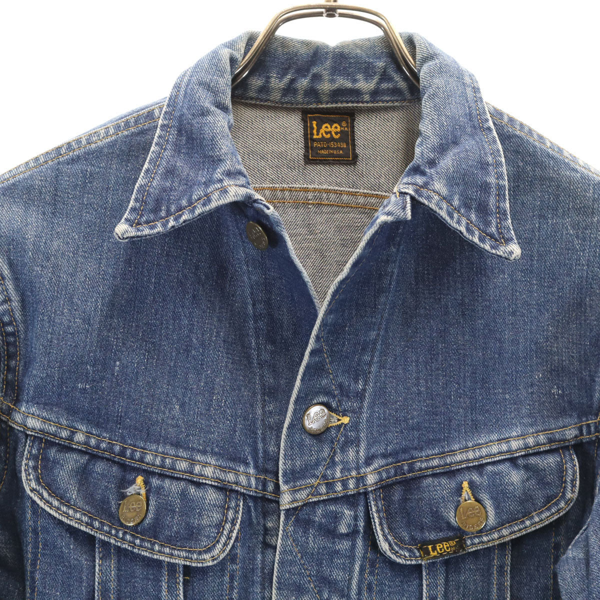 Lee リー 80s USA製 ヴィンテージ デニムジャケット ウォッシュブルー ジージャン トラッカー レディース